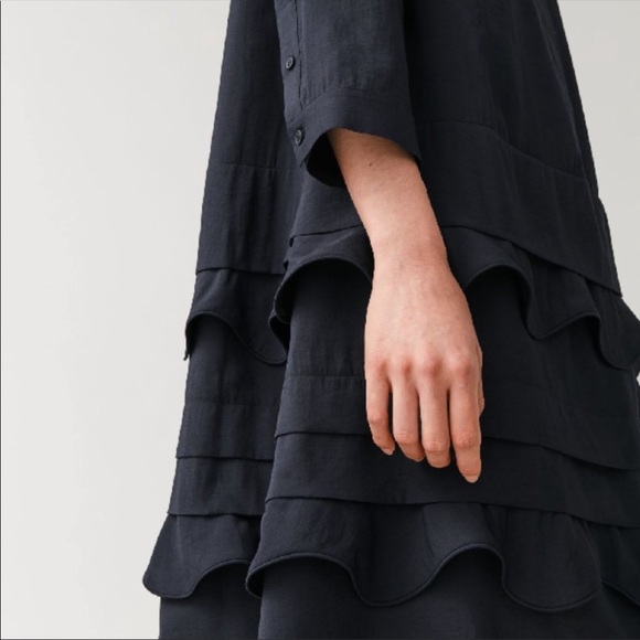 COS navy dress - size 6 - Picture 3 of 3